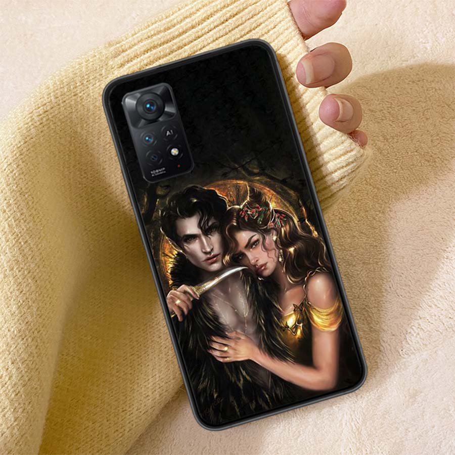 A Court of Mist and Fury Sarah J Maas Phone Case For Redmi Note 13 14 15 Pro Plus 12 13C 12C 15C 9 10 10C 9T 9C 9A TPU Soft Cove