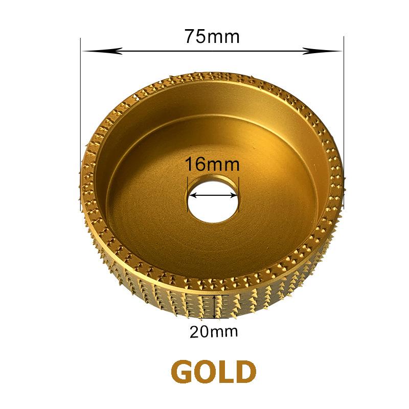 

Прямоугольная круглая шипованная пластина, шлифовальный нож для дерева, пластиковый нож для ремонта формы, резьба по корню, полировка чайной тарелки 16mm золотой