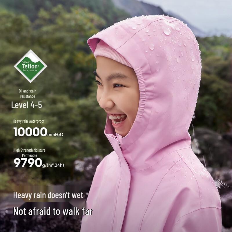PELLIOT Kids' Outdoor Waterproof & Windproof Jacket