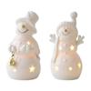 Light Up Snowman Christmas Decoration Desktop Ornament for Party Indoor Desk