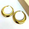 18K Gold Crescent Hoop Stainless Steel Ear Cuffs