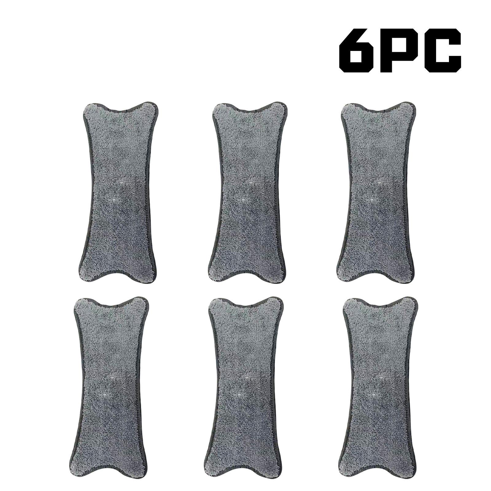 

3/6/12 шт. сменные подушечки для швабры-бабочки/X-образной швабры, моющаяся головка швабры, многофункциональные чистящие подушечки из микрофибры для стен, полов и стекла One Size