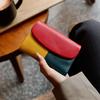 2026 Leather Women's Color-blocked Wallet, Large Capacity Top Layer Cowhide Wallet, Short Clutch