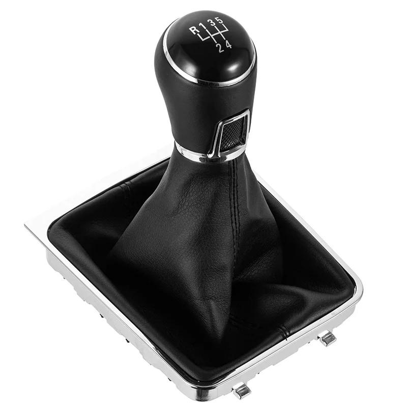 High Quality Car Gear Lever Accessories Suitable for Volkswagen Passat B6 Car Shift Handball Dust Cover Black Cover