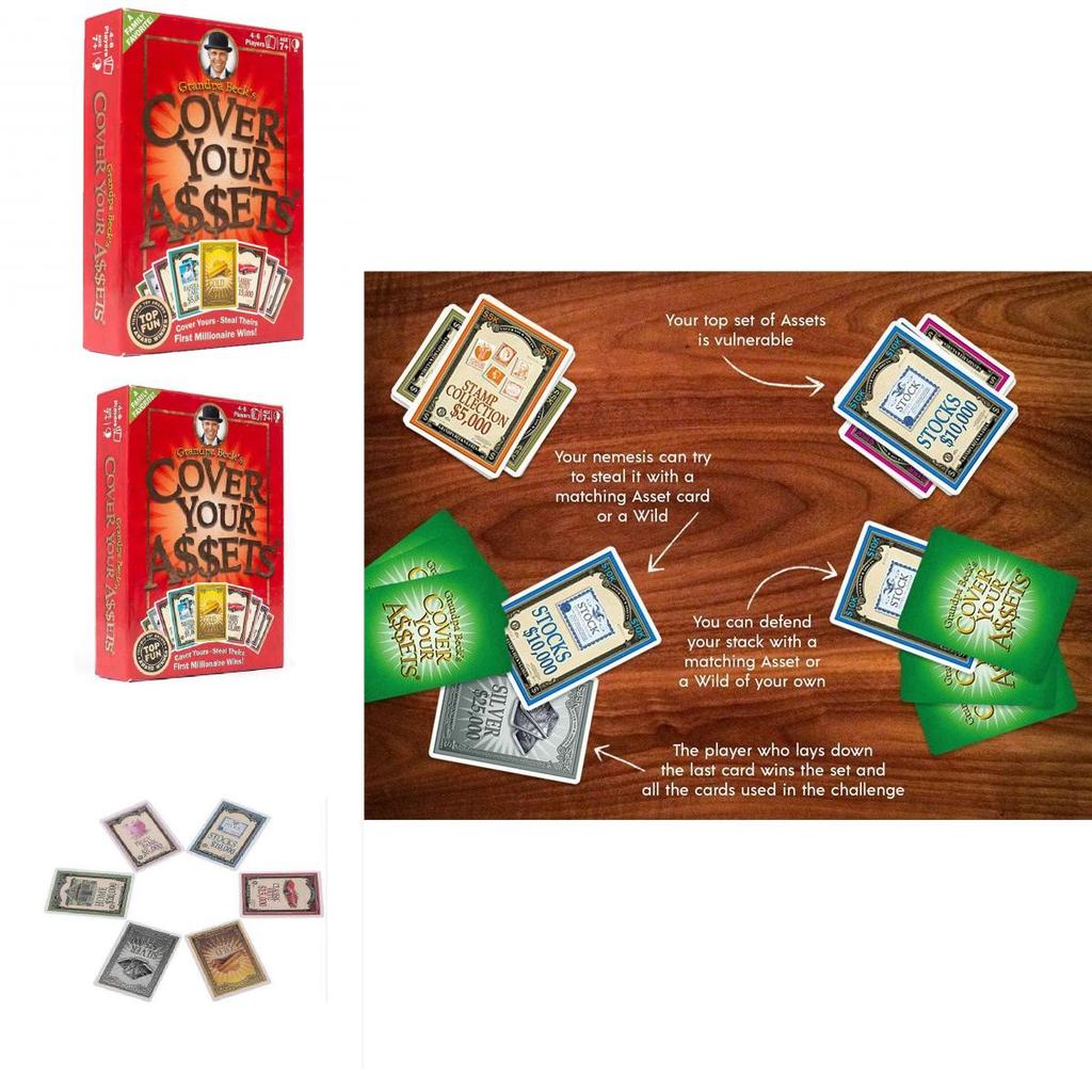 Grandpa Becks Cover Your Assets Collectible Card Game For Family Fun And Game Night