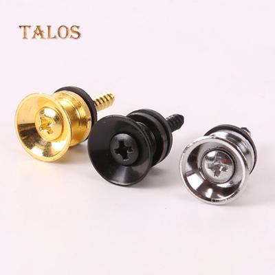 Anti-skid Strap Lock Locking Button End Pin for Electric Acoustic Bass Guitar Musical Instruments