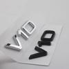 2PCS For Audi A Q series Car Fender Trunk Rear Logo Sticke Glossy Black Silver ABS Numbers Letters V6T V8T V10 V12  Emblem