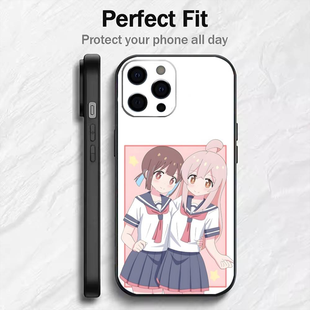 TS Style Onii-chan Wa Oshimai Anime Phone Case For iPhone17,16,15,14,13,12 Plus,Max Soft Silicone Black Cover