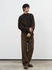GENERALIDEA Unisex Hairy Knit Pullover [Brown] / Sbe4U05010