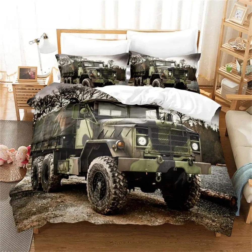 3D Print Car Racing Car  Bedding Set,Duvet Cover Comforter Bed Set Quilt Cover Pillowcase,King Queen Twin Size Boys Girls Adults