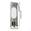 Tragbarer Mixer Elektrischer Entsafter 450ml Wiederaufladbarer Handheld Compact 12 Edelstahl Balde
