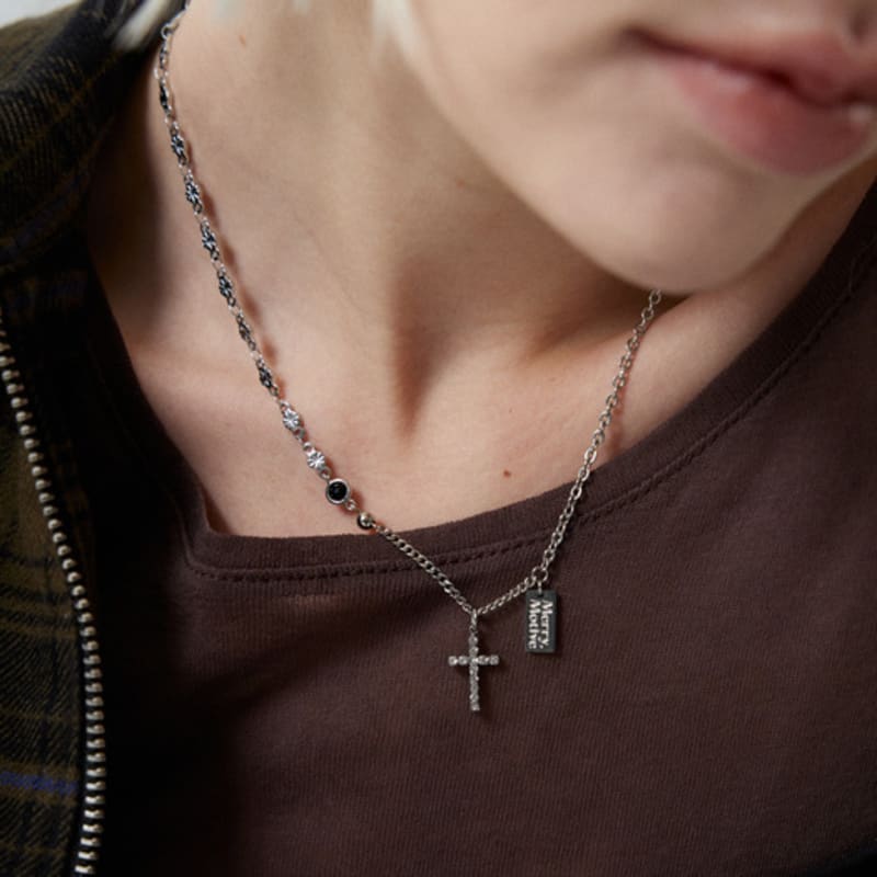 MERRYMOTIVE Holy Wish Mix Chain Necklace