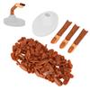 Nail Art Training Practice Finger Bendable Joints False Nail Tips Finger Mannequin with Base