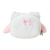 Sanrio Face-Shaped Pouch (White Cat Ballerina) My Melody 415260