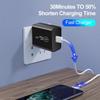 20W PD Fast Charger for Mobile Phones - Travel Adapter with EU/US/UK Plugs