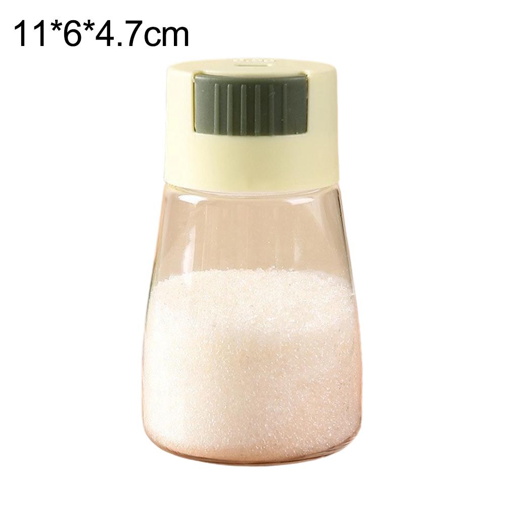 Quantitative Seasoning Bottle for Salt and Spice with Precision Control Suitable for Kitchen Cooking and Camping