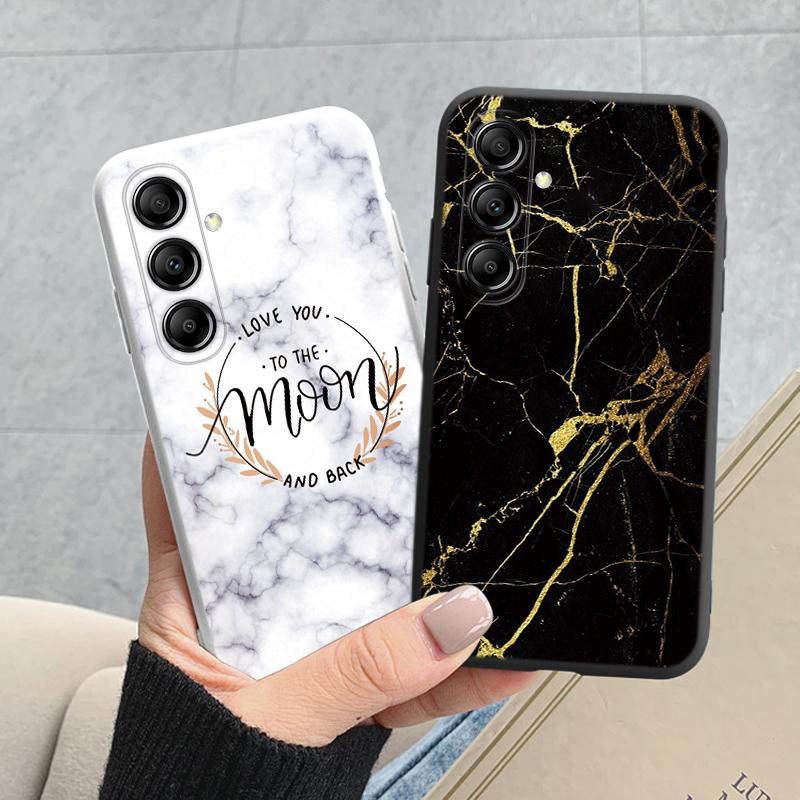 Case For Samsung A54 5G Back Cover Protective Silicone Funda Fashion Marble Stone Texture Coque For Galaxy A56 A16 A26 A36 A17