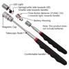 Adjustable Long Pen Telescopic Magnet Stick with LED Light Magnet Grip Magnetic Pick-Up Tools