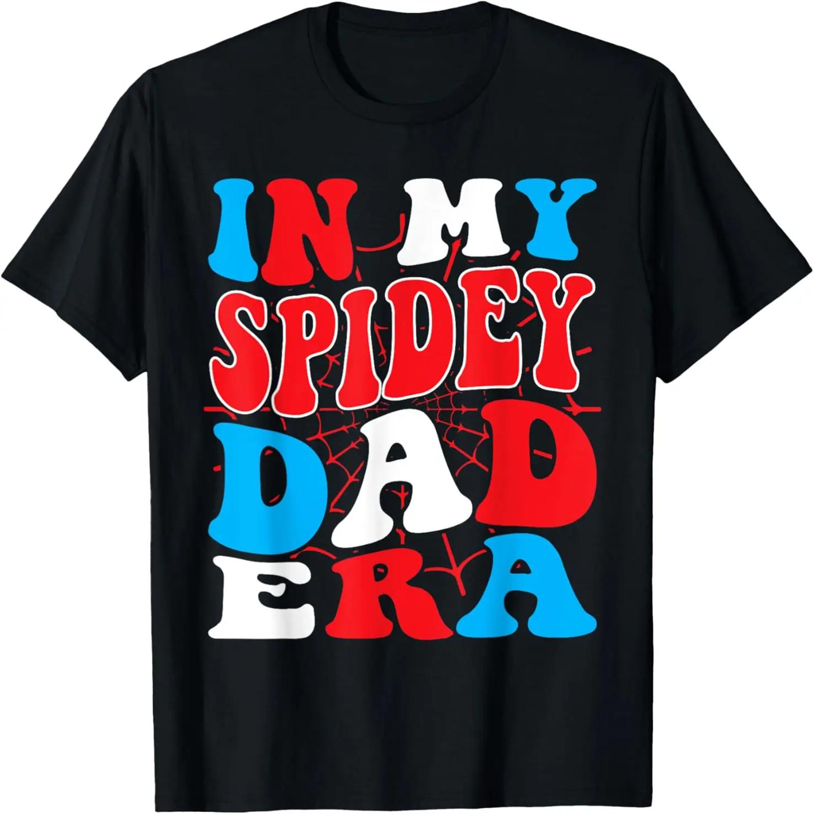 

Happy Husband Father Daddy Son Daughter In My Spidey Dad ERA T-Shirt XXXXXL чорний