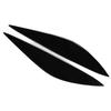 Front Headlight Eyebrow Glossy Black Trim Soft Plastic Replacement for Mercedes?Benz W204