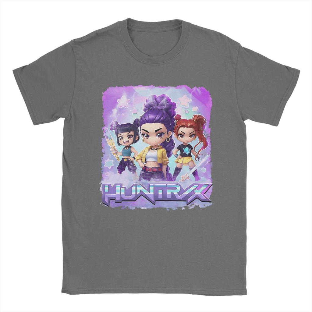 Kpop Demon Hunter Hutrix Girls Men's T Shirt Novelty Tees Short Sleeve Crew Neck T-Shirt Pure Cotton Gift Idea Clothing