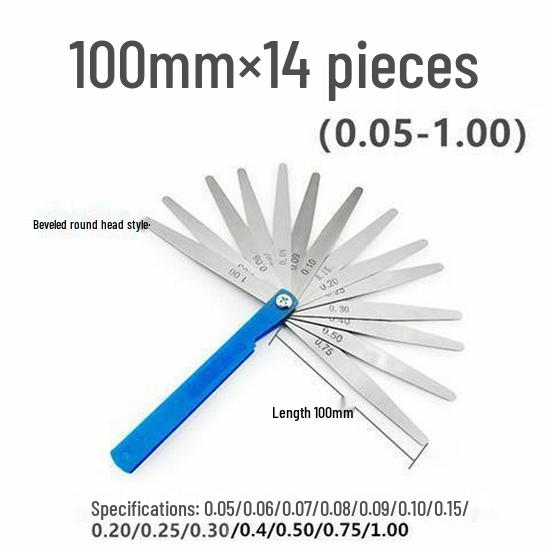 

Высокоточный метрический/дюймовый толщиномер: 0.02-1.0мм Микрометрический щуп