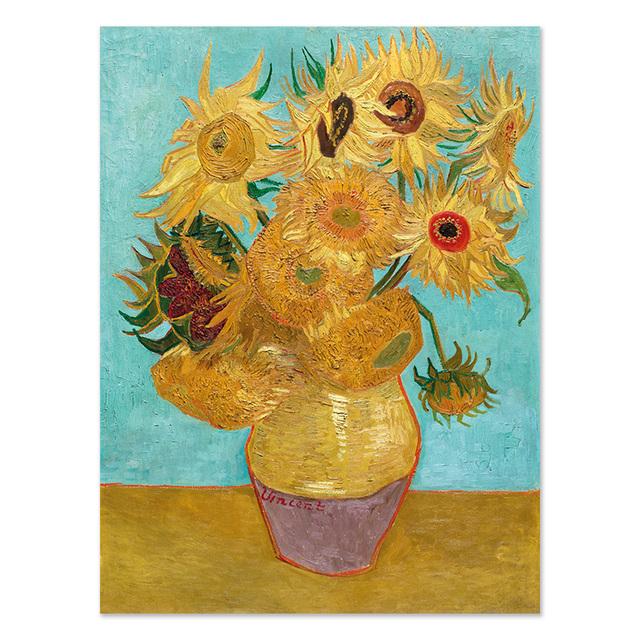 Van Gogh Matisse Picasso William Poster Printing Room Decoration Abstract Canvas Painting Living Room Flower Wall