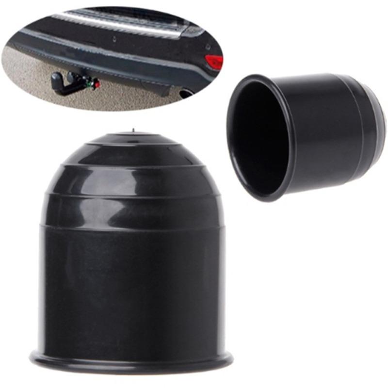 High-capacity Universal 50MM Trailer Accessories Black Trailer Ball Cover Tow Bar Ball Cover Cap Hitch Protection Car Styling