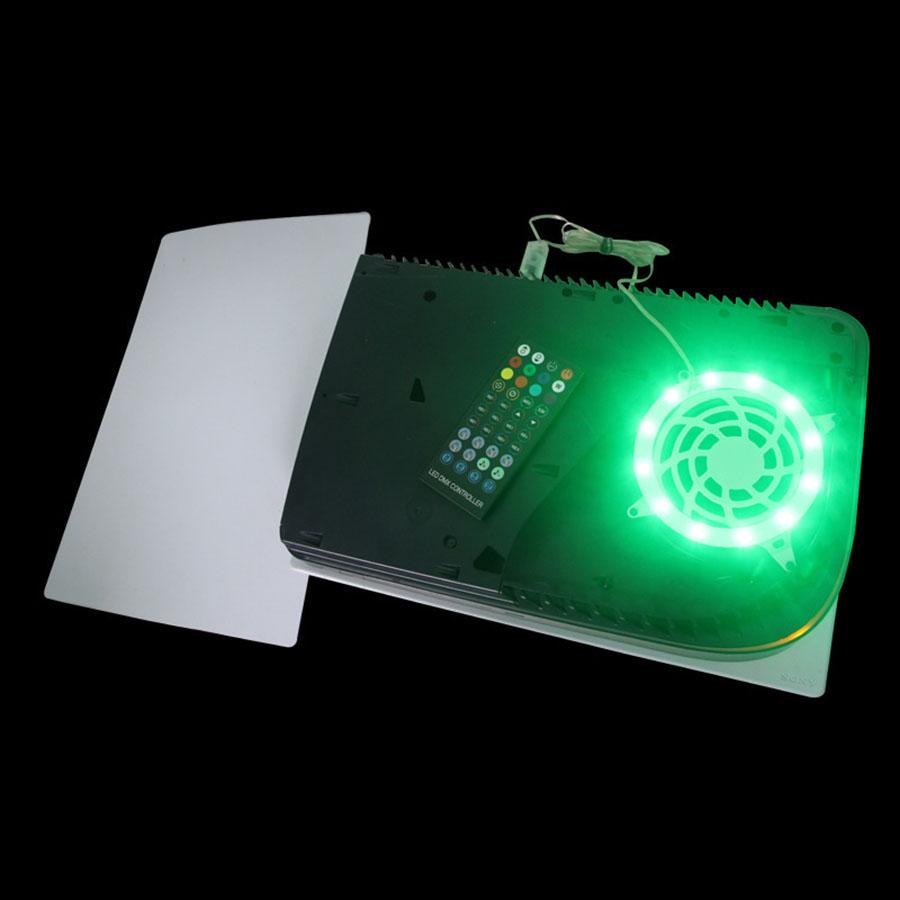 Multi-colors Luminated LED Kit RGB LightStrip For PS5 Console with IR Remote DIY