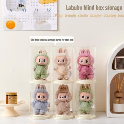 Supporto espositivo Labubu: Organizzatore Scatola Cieca per Bambola di Peluche in Vinile Acrilico PopMart