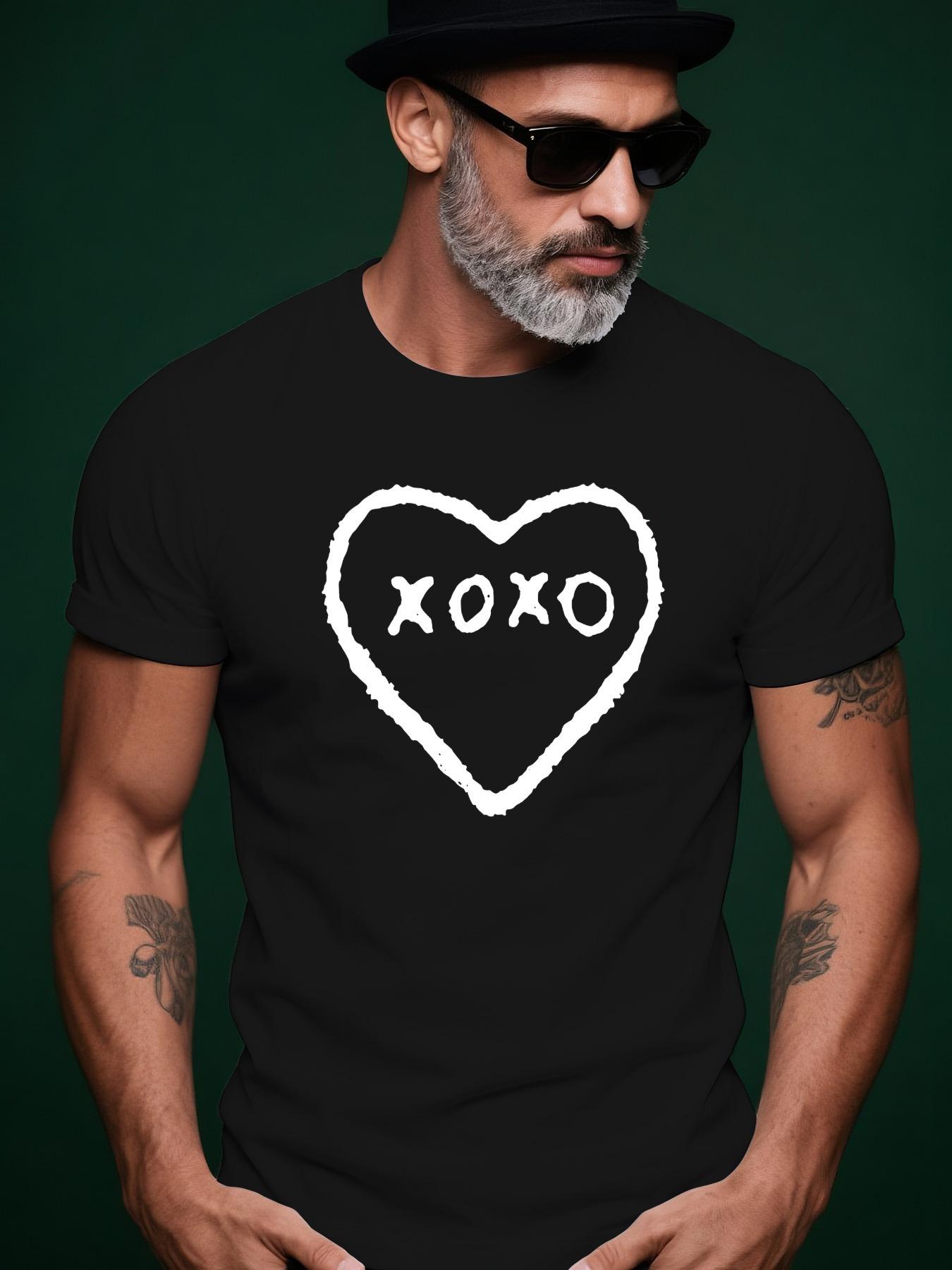 XOXO Trendy Streetwear Summer Casual Round Neck Short Sle... XXL