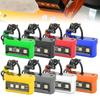 12V Motorcycle LED License Plate Light Decorative Lamp Frame Rear Tail Number Light Universal Indicators Motorbike Parts
