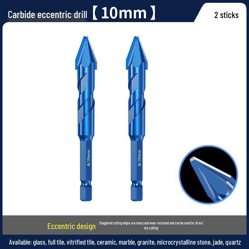 Blue Victory Super Hard Angled Tile and Concrete Drill Bit Set