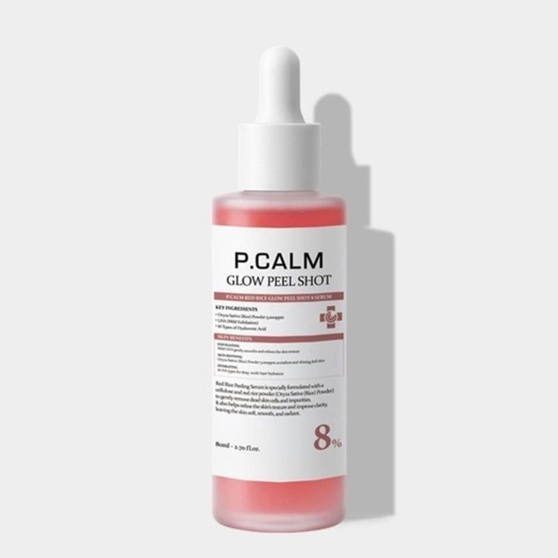PCALM Red Rice Glow Peelshot 8 Serum 80ml
