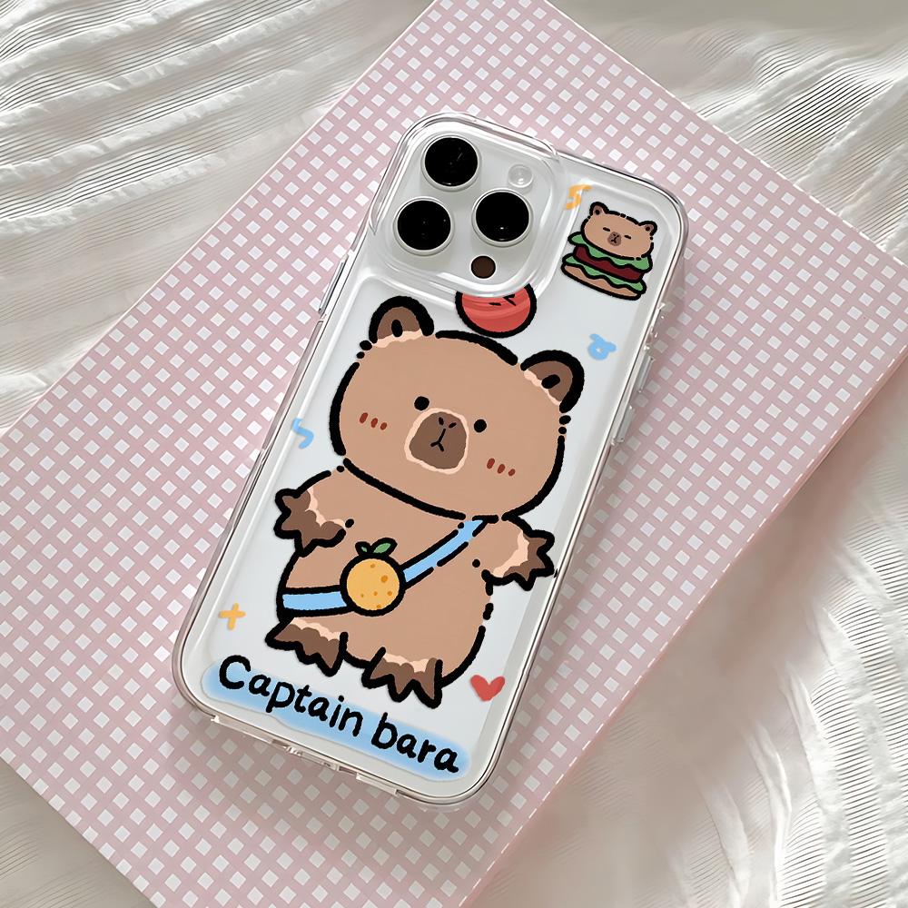 Cute Capybaras New Phone Case For Samsung Galaxy S26 S25 S24 S23 S22 S21 S20 FE Note 20 10 Edge Plus Ultra Lite 5G Clear Cover