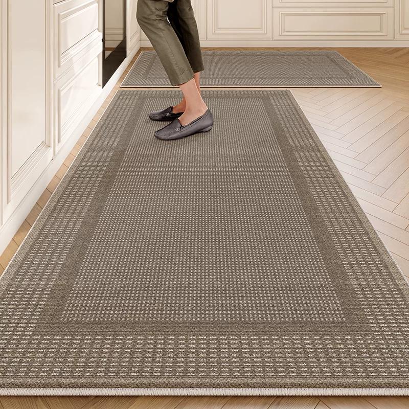 Kitchen floor mat, waterproof, anti slip, oil resistant, erasable, non washable, dirt resistant, specialized for household use, floor mat, carpet