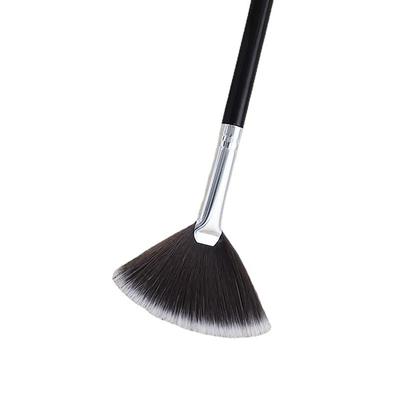 1 Pcs Professional Fan Makeup Brush Mixed Highlighter Contour Face Loose Brush Salon/Family Facial Mask Brush Cosmetic Tool