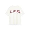 Li-Ning Li Ning Weekend Youth T Shirt Unisex Ecru AHSU653-1
