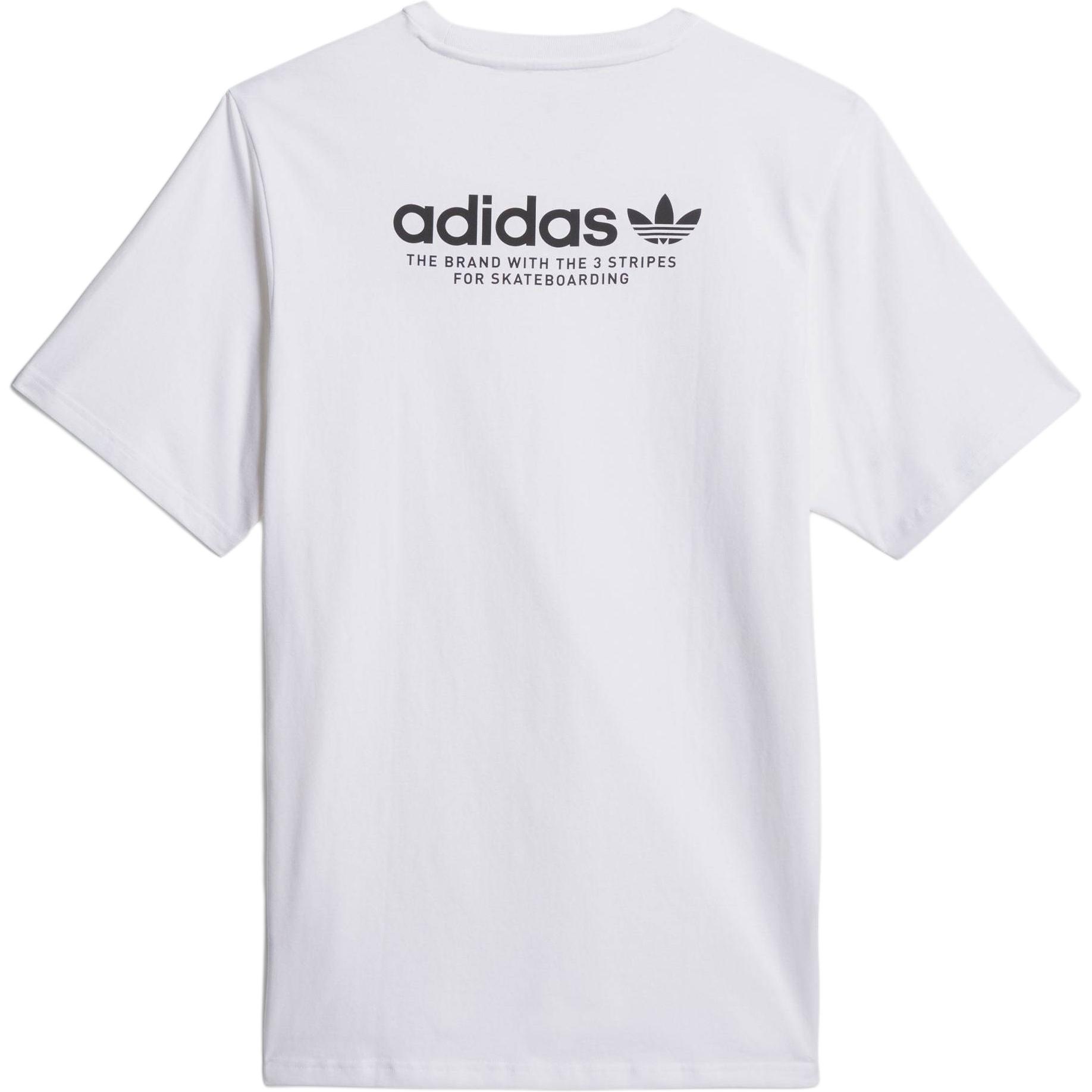 

Мужская футболка с логотипом Adidas Originals Skateboarding 4.0, белая IY1604 S
