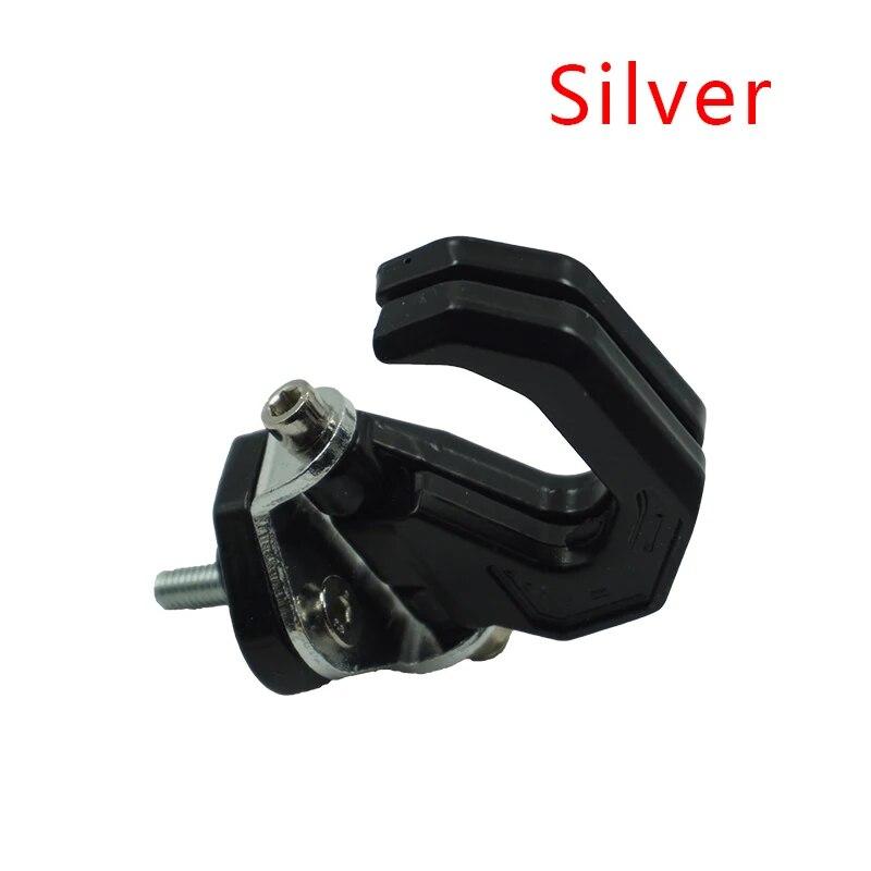 Aluminum Alloy Motorcycle Luggage Helmet Double Hook Mount Motorcycle Scooter Helmet Holder Bag Bottle Hook Hanger with Screw