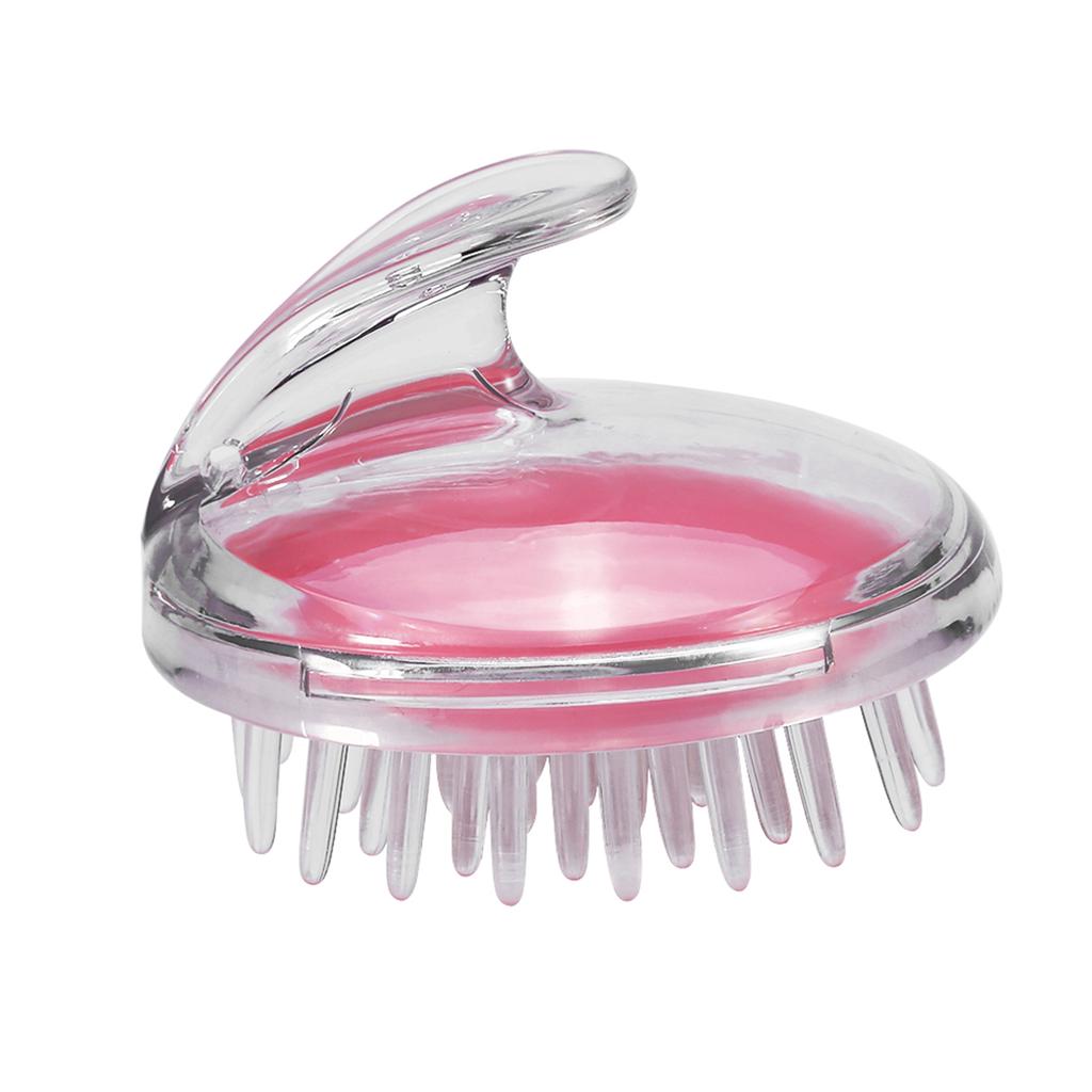 Health Care Shampoo Hair Scalp Massager Shower Brush Hair Washing Massage Comb Beauty Tool Pink