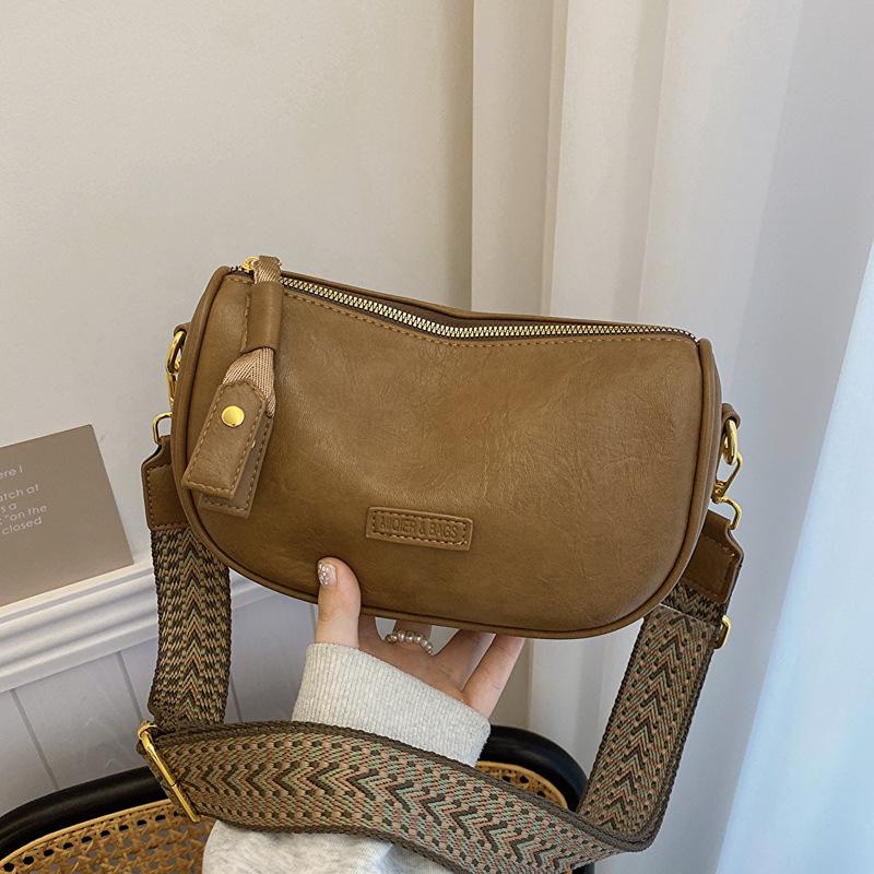 

Модная ретро-сумка Boston: Универсальная сумка-подушка на осень/зиму для женщин хаки