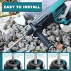 PATUOPRO 28mm Brushless Rotary Hammer Drill 3-Mode Variable Speed Hammer Drill Chiselsing Power Tool For Makita 18V Battery