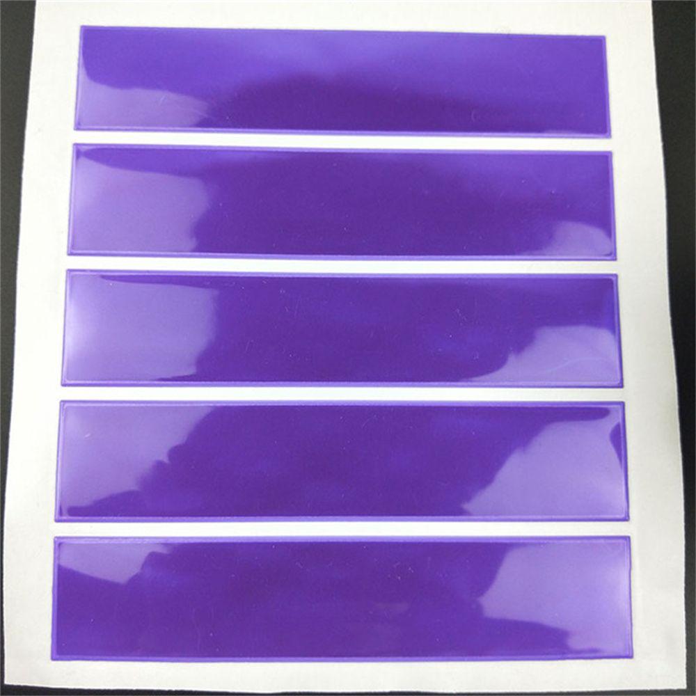 

Super Sticky Traffic Safety Reflecting Reflective Strips Helmet Sticker Reflective Sticker фіолетовий