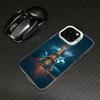 Eiffel Tower Phone Case For iPhone 16,15,14,13,12,11,Mini,Pro,MAX White Matte Shockproof Cover