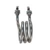 3 Coils Stainless Steel Heater Immersion Water Heater Element Water Fountain Accessories 220V 500W Electric Heating Element Heat
