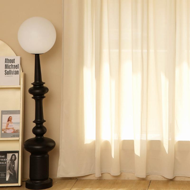 

Solid-color Chiffon Curtains, French Retro Semi-blackout Drapery, Nordic Modern Style Simple and Light Luxury Privacy Curtains W160 x H100cm&Threading Rod грязно-белый