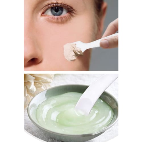 YFFSFDC Disposable Cream Spatulas, Cosmetic Spoons, for DIY, Home Use, Travel, and Cosmetics, 8.2*1.5cm (Pack of 100)