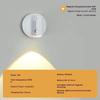 Wiederaufladbare Wandleuchte mit Bewegungssensor LED Touch-Dimmfunktion Fernbedienung 360° Drehung Nachtlichter für Heimdekoration