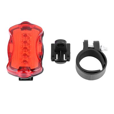 Luci posteriori per bicicletta, 5 LED, accessori per luci posteriori